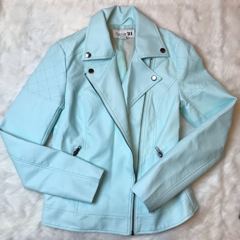 Light turquoise rocker jacket